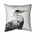 Begin Home Decor 20 x 20 in. Great Heron-Double Sided Print Indoor Pillow 5541-2020-AN448